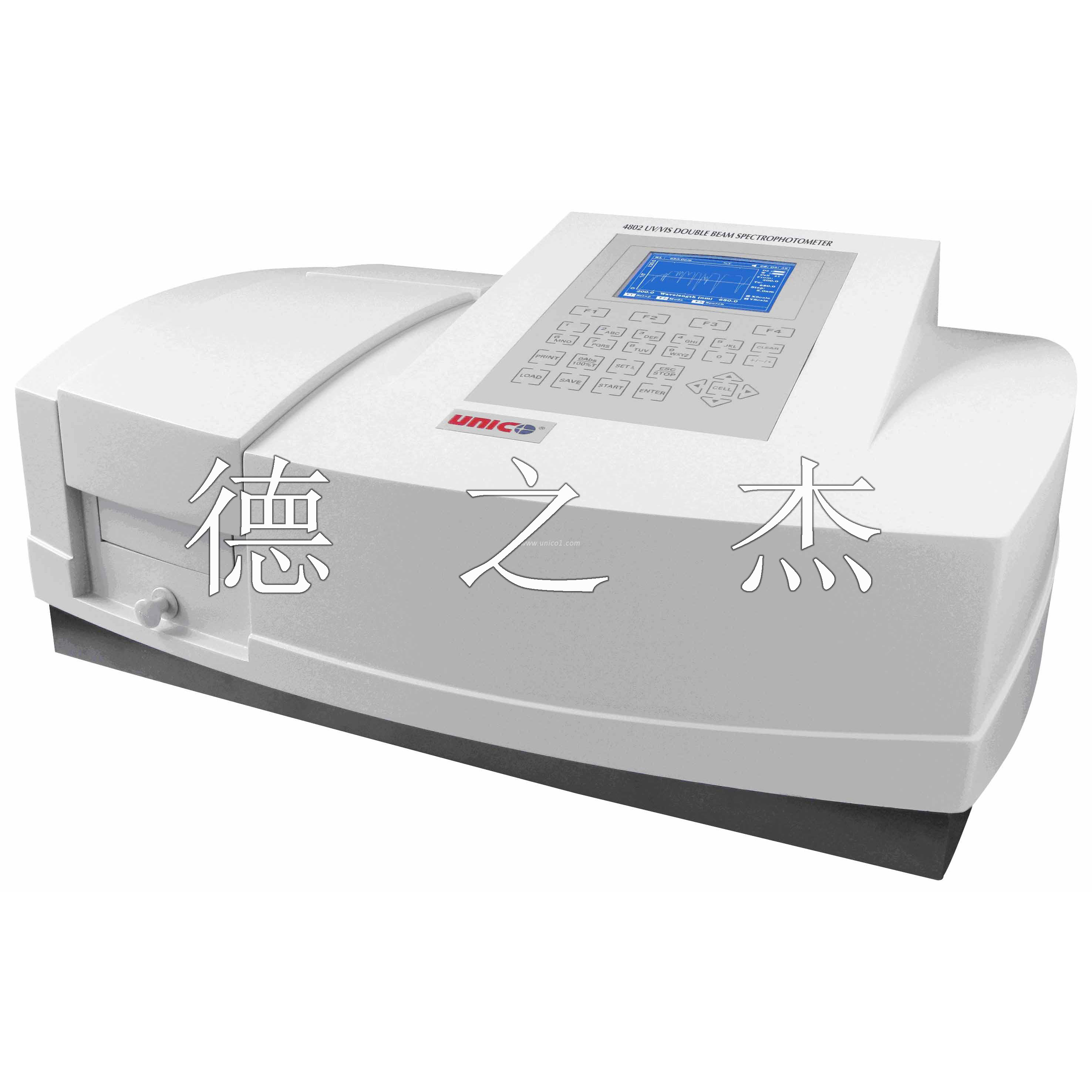 尤尼柯UV-4800大屏幕掃描型雙光束紫外可見分光光度計（新款）