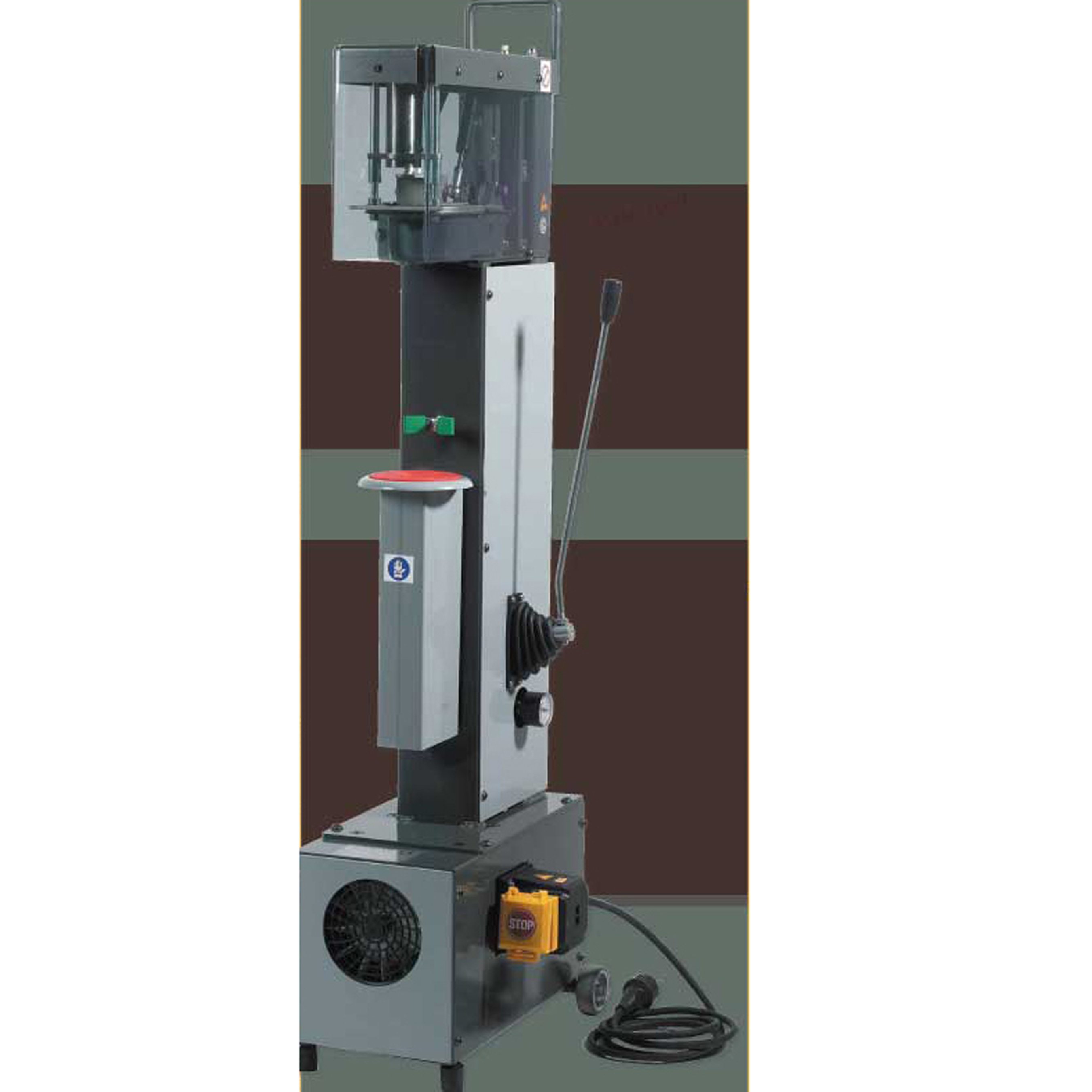 意大利進口電動單頭皇冠瓶蓋壓蓋機